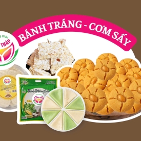 Bánh tráng – cơm sấy